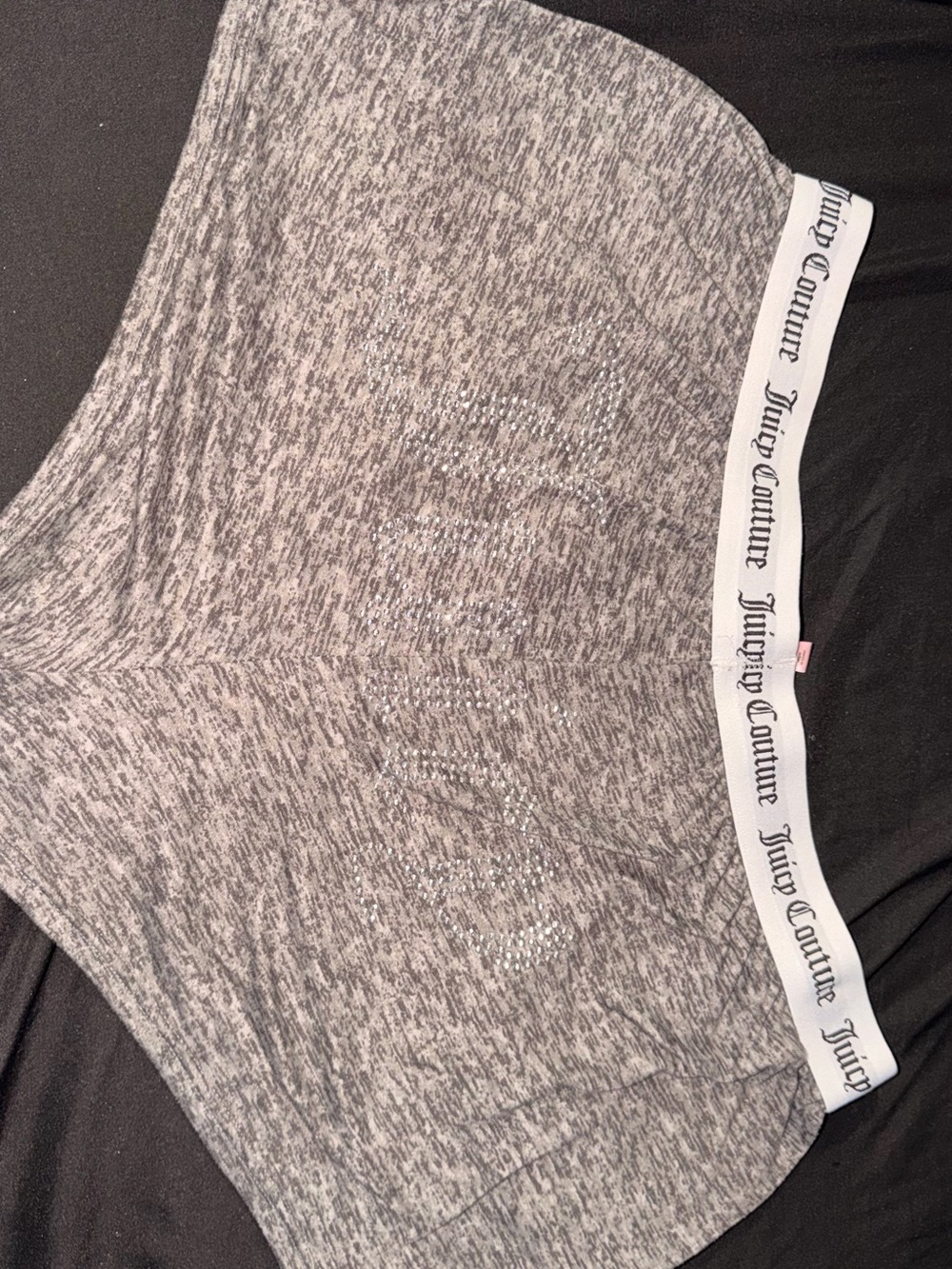Juicy Couture Heather Gray Men's Boxer Briefs with Logo Waistband